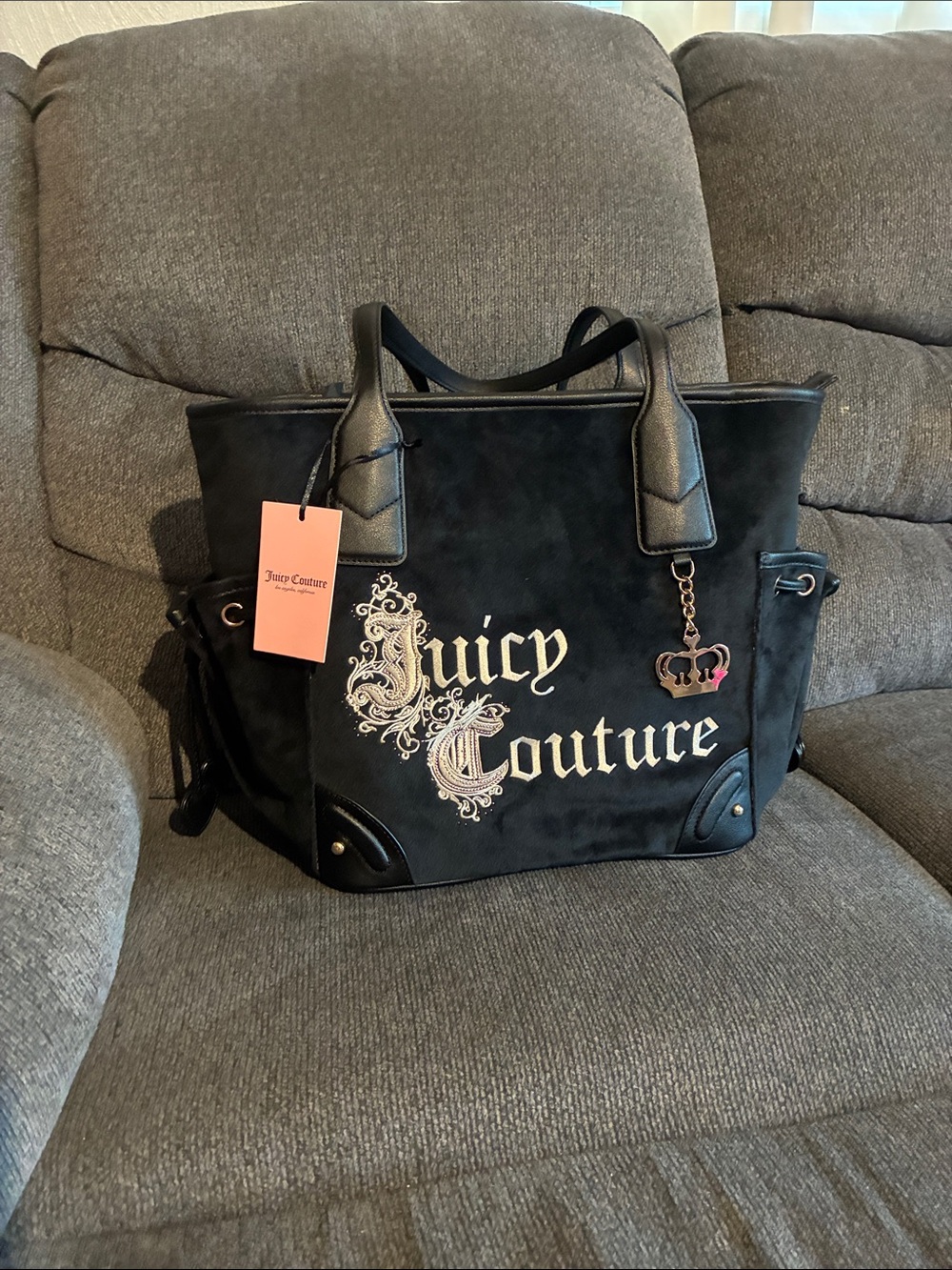 Juicy Couture Liquorice Juicy Renaissance Tote NWT